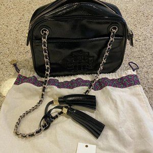 Tory Burch Thea Patent Chain Crossbody $375 Retail